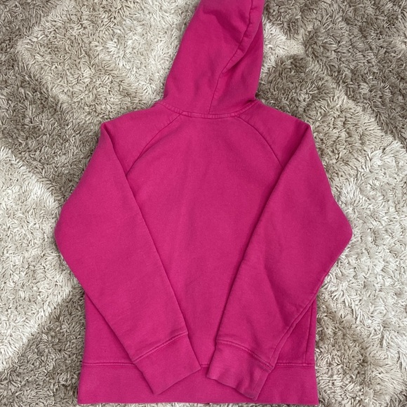 The North Face pink zip front hoodie, In excellent used condition, Medium (10/12 - Picture 5 of 5